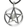 Hanger - Pentagram With Rainbow Moonstone - 925 Silver -Droomcadeauwinkel 5f12be8c7de1693f5bb84fafc407f6eac4e1eb4e
