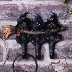 Witches Cats Key Hanger - 20cm -Droomcadeauwinkel 837 2155 7