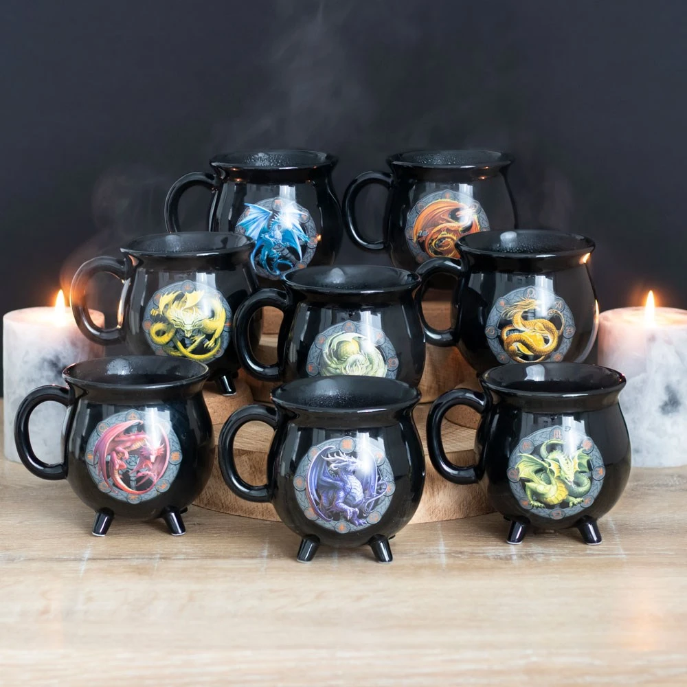 Samhain - Colour Changing Cauldron Mug - Anne Stokes 7 Samhain - Colour Changing Cauldron Mug - Anne Stokes - Image 5