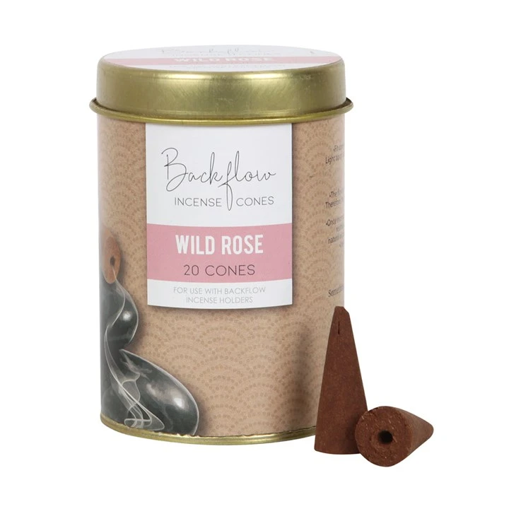 Elements - Wild Rose - Backflow Incense Cones 3 Elements - Wild Rose - Backflow Incense Cones