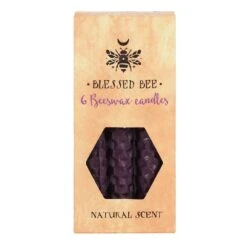 Blessed Bee - Beeswax Spell Candles - Paars -Droomcadeauwinkel BW 481381
