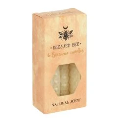 Blessed Bee - Beeswax Spell Candles - Off-white