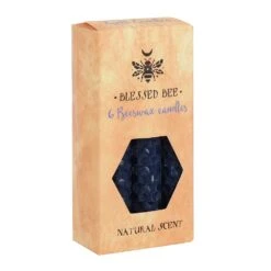 Blessed Bee - Beeswax Spell Candles - Blauw