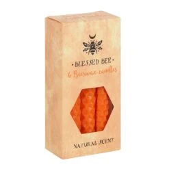 Blessed Bee - Beeswax Spell Candles - Oranje