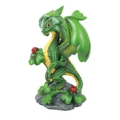 Beeld - Lucky Clover Dragon - 12cm
