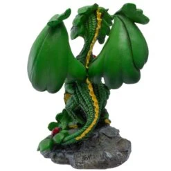 Beeld - Lucky Clover Dragon - 12cm -Droomcadeauwinkel Beeld Lucky Clover Dragon 3