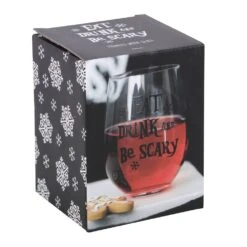 Eat, Drink &amp; Be Scary - Stemless Glass -Droomcadeauwinkel CY 535232
