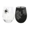 Spider And Web - Stemless Wine Glass - Set/2 1 Spider And Web - Stemless Wine Glass - Set/2 -Droomcadeauwinkel DK 89822