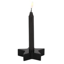 Spell Candle Holder - Black Star -Droomcadeauwinkel FI 413301