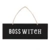 Decoratief Bordje - Boss Witch -Droomcadeauwinkel FI 52527