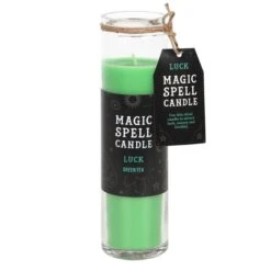 Spell Candle - Green Tea - Luck
