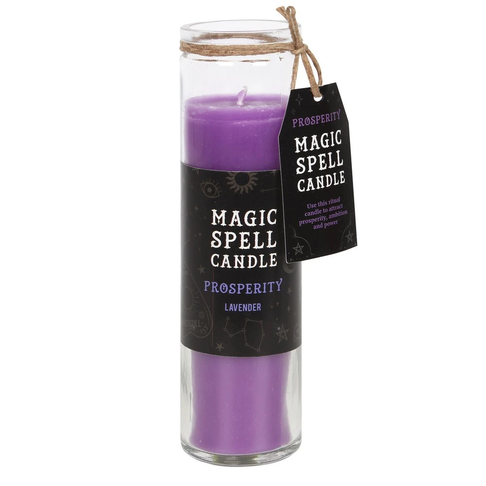 Spell Candle - Lavender - Prosperity 3 Spell Candle - Lavender - Prosperity