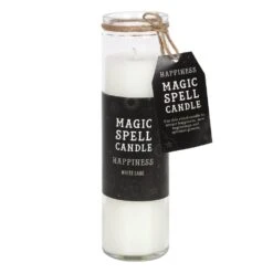 Spell Candle - White Sage - Happiness