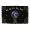 Black Crystal Ball Doormat -Droomcadeauwinkel FT 42831