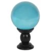 Glazen Bol - Teal - Incl. Standaard -Droomcadeauwinkel FT 54830