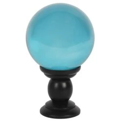 Glazen Bol - Teal - Incl. Standaard