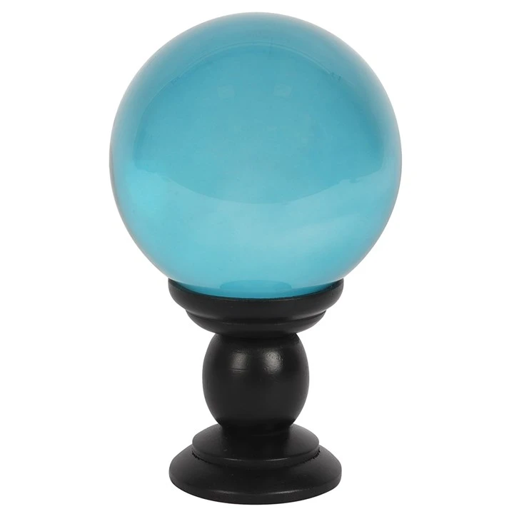 Glazen Bol - Teal - Incl. Standaard 3 Glazen Bol - Teal - Incl. Standaard