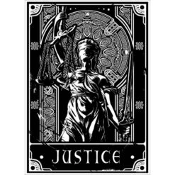Mini Poster - Deadly Tarot - Justice