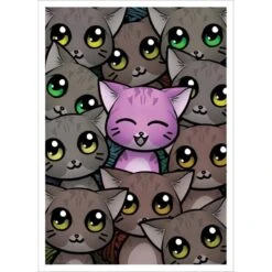 Mini Poster - Stand Out From The Crowd