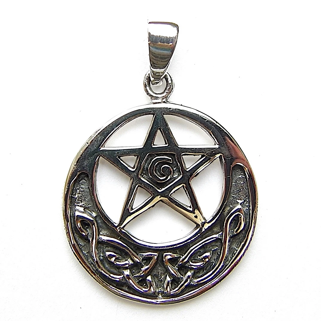 Hanger - Celtic Large Pentagram - 925 Silver 3 Hanger - Celtic Large Pentagram - 925 Silver