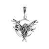Hanger - Fairy On Moon - 925 Silver -Droomcadeauwinkel Hanger Fairy on Moon 925 silver