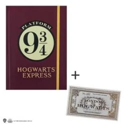 Hard Cover Notebook And Bookmark - Hogwarts Express