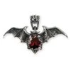 Hanger - Red Bat - 925 Sterling Silver -Droomcadeauwinkel K4009