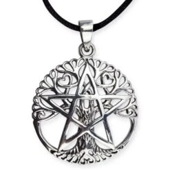 Hanger - Tree Of Life Pentagram - 925 Silver