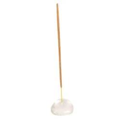 Wierook Houder - Clear Quartz Crystal Heart