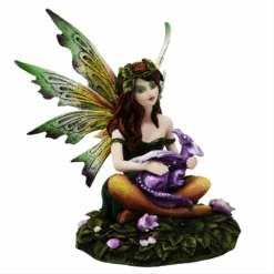 Beeld - Fairy With Dragon - 15cm -Droomcadeauwinkel MC 74371 1