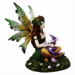 Beeld - Fairy With Dragon - 15cm -Droomcadeauwinkel MC 74371 2