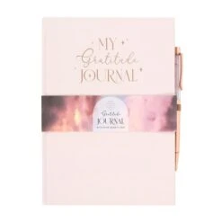 Gratitude Journal With Rose Quartz Pen