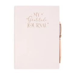 Gratitude Journal With Rose Quartz Pen -Droomcadeauwinkel MG 953221