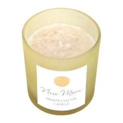 New Moon - Wild Orange - Crystal Chip Candle
