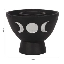Smudge Bowl - Black Triple Moon -Droomcadeauwinkel SS 733302