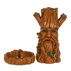 Large Tree Man Incense Cone Holder 8 Large Tree Man Incense Cone Holder -Droomcadeauwinkel TM 374302
