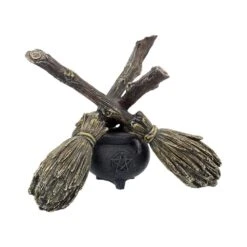 Crystal Ball Holder - Broomstick - 17cm -Droomcadeauwinkel b1867f6 4