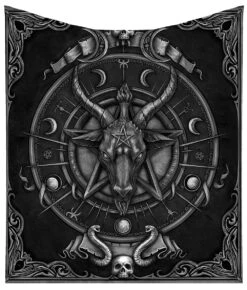 Fleece Deken - Baphomet - Nemesis Now