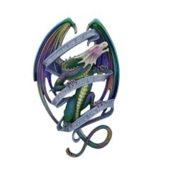 Wandornament - Sometimes Rainbow Dragon Scroll - Anne Stokes