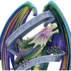 Wandornament - Sometimes Rainbow Dragon Scroll - Anne Stokes -Droomcadeauwinkel b5626t1 4