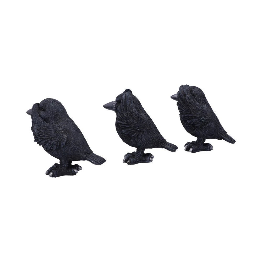 Beelden - Three Wise Ravens - 8,7cm 9 Beelden - Three Wise Ravens - 8,7cm - Image 7