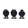 Beelden - Three Wise Ravens - 8,7cm -Droomcadeauwinkel b6023v2