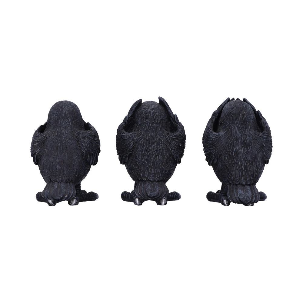 Beelden - Three Wise Ravens - 8,7cm 8 Beelden - Three Wise Ravens - 8,7cm - Image 6