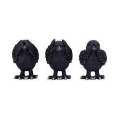 Beelden - Three Wise Ravens - 8,7cm