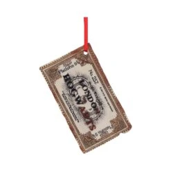 Harry Potter - Hogwarts Express Ticket - Hanging Ornament -Droomcadeauwinkel b6046v2 2