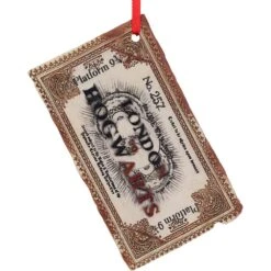 Harry Potter - Hogwarts Express Ticket - Hanging Ornament -Droomcadeauwinkel b6046v2 4