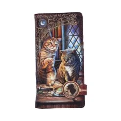 Embossed Portemonnee - Purrlock Holmes - Lisa Parker