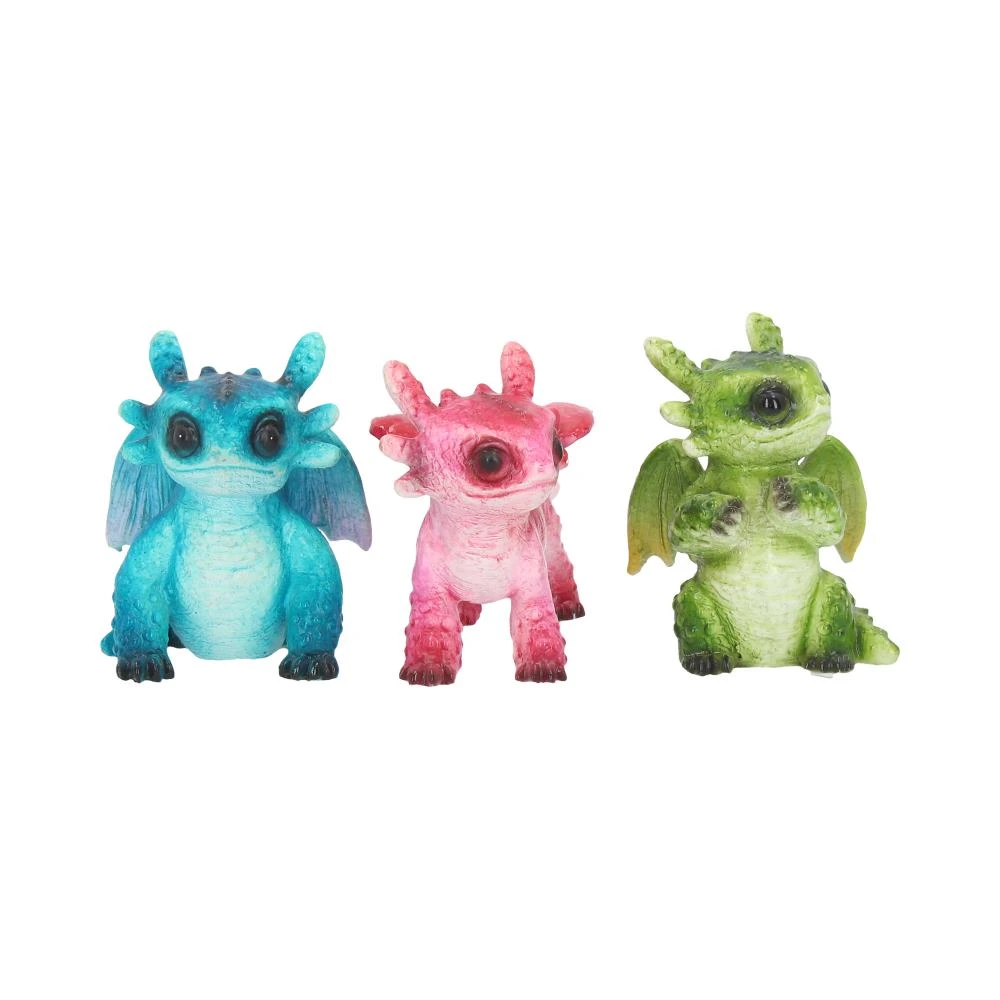 Beelden - Tiny Dragons - 6,5cm 3 Beelden - Tiny Dragons - 6,5cm