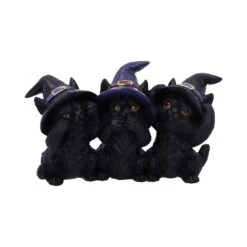 Three Wise Black Cats - 11,5cm